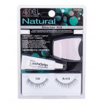 Ardell Natural 110 Fake Eyelashes Demi Wispies 110 1 Couple + Algae Adhesive 2,5 G + Applicator 1Pc Black   Ženski (Umjetne Trepavice)