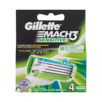 Gillette Mach3 Sensitive  4Pc    Muški (Zamjenska Oštrica)