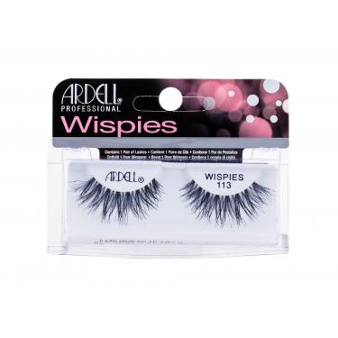 Ardell Wispies 113  1Pc Black   Ženski (Umjetne Trepavice)