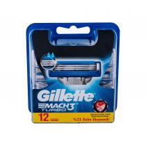 Gillette Mach3 Turbo  12Pc    Muški (Zamjenska Oštrica)