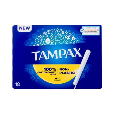 Tampax Non-Plastic      18Pc Ženski (Tampon) Regular