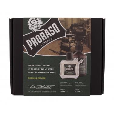 Proraso Cypress & Vetyver Special Beard Care Set Beard Shampoo Cypress & Vetyver 200 Ml + Beard Oil Cypress & Vetyver 100 Ml 200Ml    Muški (Šampon)