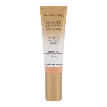 Max Factor Miracle Second Skin   30Ml 07 Neutral Medium  Spf20 Ženski (Makeup)