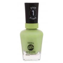 Sally Hansen Miracle Gel Neon  14,7Ml 052 Electri-Lime   Ženski (Lak Za Nokte)