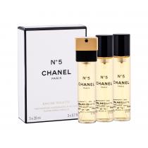 Chanel No.5   3X20Ml  Refill  Ženski (Eau De Toilette)