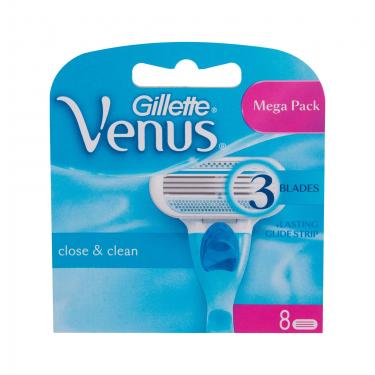 Gillette Venus Close & Clean  8Pc    Ženski (Zamjenska Oštrica)