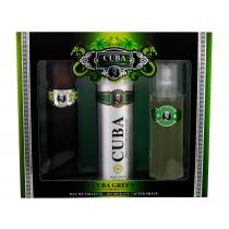 Cuba Green  Edt 100Ml + 200Ml Deodorant + 100Ml Aftershave Water 100Ml    Muški (Eau De Toilette)