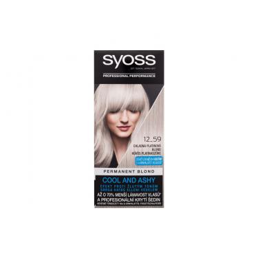 Syoss Permanent Coloration Permanent Blond 50Ml  Ženski  (Hair Color)  12-59 Cool Platinum Blond