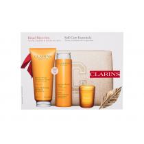 Clarins Aroma   Tonic Hydrating Oil-Balm 200 Ml + Tonic Bath & Shower Concentrate 200 Ml + Scented Candle 35 G + Cosmetic Bag Cosmetic Bag 2620000101 200Ml W (Body Balm) Self-Care Essentials
