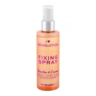 Makeup Revolution London I Heart Revolution Fixing Spray  100Ml   Peaches & Cream Ženski (Fiksator Šminke)