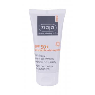 Ziaja Med Protective Tinted  50Ml Natural  Spf50+ Ženski (Njega Lica Od Sunca)