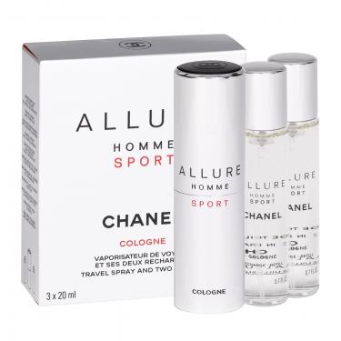 Chanel Allure Homme Sport Cologne   3X20Ml  Twist And Spray  Muški (Eau De Cologne)