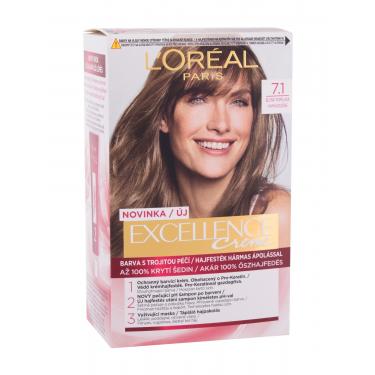 L'Oréal Paris Excellence Creme Triple Protection  48Ml 7,1 Natural Ash Blonde   Ženski (Boja Kose)