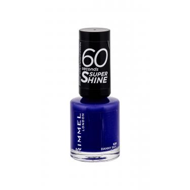 Rimmel London 60 Seconds Super Shine  8Ml 828 Danny Boy, Blue!   Ženski (Lak Za Nokte)