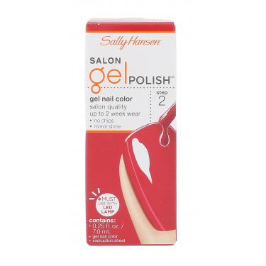 Sally Hansen Salon Gel Polish Step 2  7Ml 220 Red My Lips   Ženski (Lak Za Nokte)