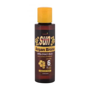 Vivaco Sun Argan Bronz Suntan Oil  100Ml   Spf6 Unisex (Losion Za Tijelo Od Sunca)