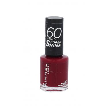 Rimmel London 60 Seconds Super Shine  8Ml 340 Berries And Cream   Ženski (Lak Za Nokte)