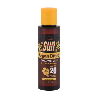 Vivaco Sun Argan Bronz Suntan Oil  100Ml   Spf20 Unisex (Losion Za Tijelo Od Sunca)