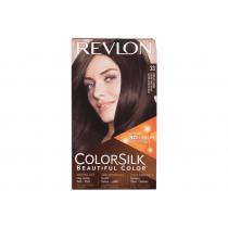 Revlon Colorsilk Beautiful Color Colorsilk Beautiful Color 59.1 Ml + Developer 59.1 Ml + Conditioner 11.8 Ml + Gloves 59,1Ml 33 Dark Soft Brown   Ženski (Boja Kose)