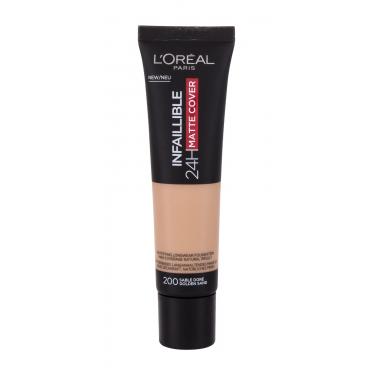 L'Oréal Paris Infaillible 24H Matte Cover  30Ml 200 Golden Sand   Ženski (Makeup)