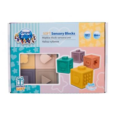 Canpol Babies Sensory Soft Blocks 12Pc  K  (Toy)  
