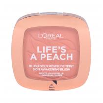 L'Oréal Paris Wake Up & Glow Life´S A Peach  9Ml 01 Peach Addict   Ženski (Rumenilo)