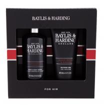 Baylis & Harding For Him Black Pepper & Ginseng Collection Hair&Body Shower Gel Black Pepper & Ginseng 300 Ml + Shower Gel Black Pepper & Ginseng 200 Ml 300Ml    Muški (Gel Za Tuširanje)