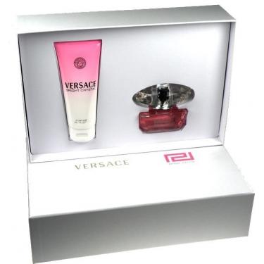 Versace Bright Crystal  Edt 50Ml + 100Ml Body Lotion 50Ml    Ženski (Eau De Toilette)