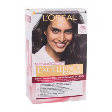 L'Oréal Paris Excellence Creme Triple Protection  48Ml 200 Black-Brown   Ženski (Boja Kose)