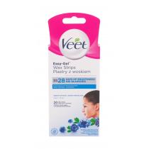 Veet Easy-Gel Wax Strips  20Pc   Sensitive Skin Ženski (Proizvod Za Depilaciju)