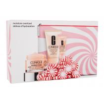 Clinique Moisture Surge Moisture Overload Moisturizing Face Cream Moisture Surge 100H Auto-Replenishing Hydrator 50 Ml + Moisture Surge Overnight Mask 30 Ml + Moisture Surge Eye 96-Hour Hydro-Filler Concentrate 5 Ml + Cosmetic Bag 50Ml    Ženski (Dnevna K