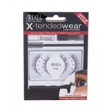 Ardell X-Tended Wear Lash System False Lashes X-Tended Demi Wispies 1 Pair + X-Tended Glue Wear 1 G + Applicator 1 Pc + Remover 1 Pc + Eyelash Brush 1 Pc 1Pc Black  110 Ženski (Umjetne Trepavice)