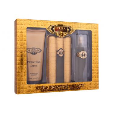 Cuba Prestige Legacy   EDT 90 ml + Shower Gel 200 ml + After Shave Lotion 100 ml Aftershave Water  90ml(Eau de Toilette) Muški
