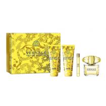 Versace Yellow Diamond 90Ml Edt 90Ml + 100Ml Body Lotion + 100Ml Shower Gel + 10Ml Edt   Ženski (Eau De Toilette)