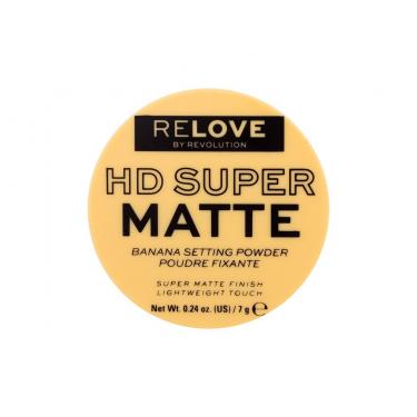 Revolution Relove Hd Super Matte      7G Ženski (Powder) Banana Setting Powder