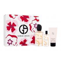 Giorgio Armani Si   Edp 100 Ml + Body Lotion 50 Ml + Edp 15 Ml Body Lotion 1D00000101 100Ml W (Eau De Parfum)