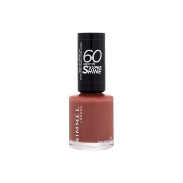 Rimmel London 60 Seconds Super Shine 8Ml  Ženski  (Nail Polish)  707 Tan-A-Cotta