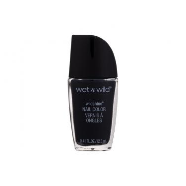 Wet N Wild Wildshine  12,3Ml  Ženski  (Nail Polish)  E485D Black Creme