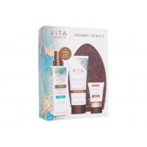 Vita Liberata Luxury Heroes  Fabulous Gradual Self-Tanning Lotion Untinted 200 Ml + Self-Tanning Mist Tinted 200 Ml Medium + Body Blur Body Makeup 30 Ml Medium + Application Glove 1 Pc 200Ml    Ženski (Proizvod Za Samotamnjenje)