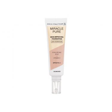 Max Factor Miracle Pure Skin-Improving Foundation 30Ml  Ženski  (Makeup) SPF30 80 Bronze