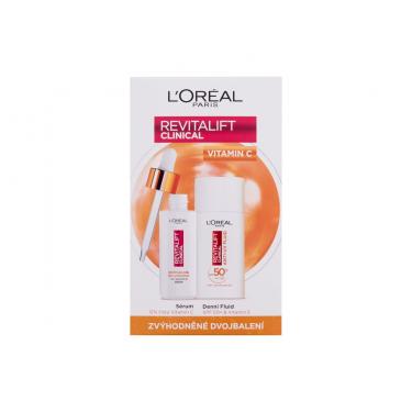 Loreal Paris Revitalift Clinical Vitamin C 50Ml Daily Facial Cream Revitalift Clinical Vitamin C Anti-Uv Fluid Spf50 50 Ml + Revitalift Clinical Vitamin C Serum 30 Ml Ženski  Skin Serum(Day Cream)  