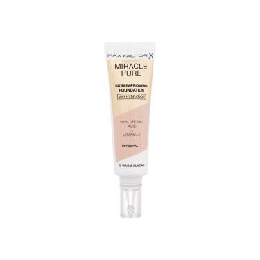 Max Factor Miracle Pure Skin-Improving Foundation 30Ml  Ženski  (Makeup) SPF30 45 Warm Almond