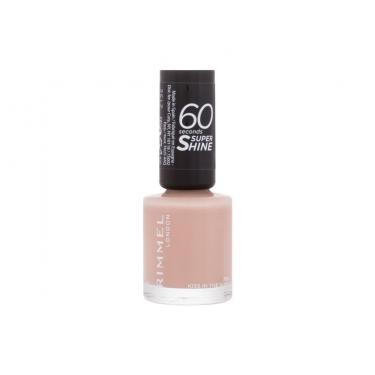 Rimmel London 60 Seconds Super Shine  8Ml 708 Kiss In The Nude   Ženski (Lak Za Nokte)