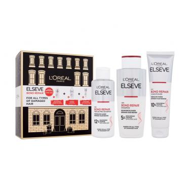 Loreal Paris Elseve Bond Repair  200Ml Elseve Bond Repair Shampoo 200 Ml + Elseve Bond Repair Pre-Shampoo 200 Ml + Kondicionér Elseve Bond Repair Balm 150 Ml Ženski  Conditioner(Shampoo)  