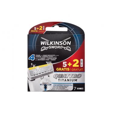 Wilkinson Sword Quattro      7Pc Muški (Replacement Blade) Titanium