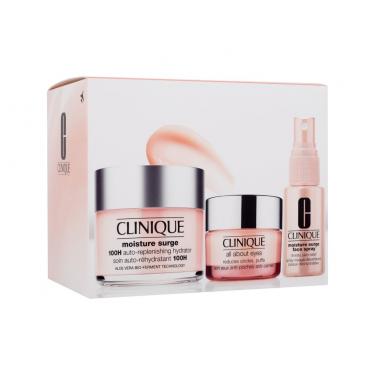 Clinique Moisture Surge Ultra Hydration 125Ml Moisture Surge 100H Auto-Replenishing Day Hydrator 125 Ml + Moisture Surge Face Spray Thirsty Skin Relief 30 Ml +All About Eyes 15 Ml Ženski  Facial Lotion And Spray(Day Cream) Travel Exclusive 