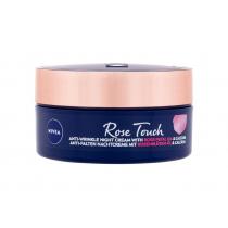 Nivea Rose Touch Anti-Wrinkle Night Cream  50Ml    Ženski (Nocna Krema Za Kožu)