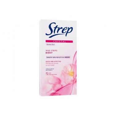 Strep Crystal Wax Strips Body Quick And Effective  20Pc   Normal Skin Ženski (Proizvod Za Depilaciju)