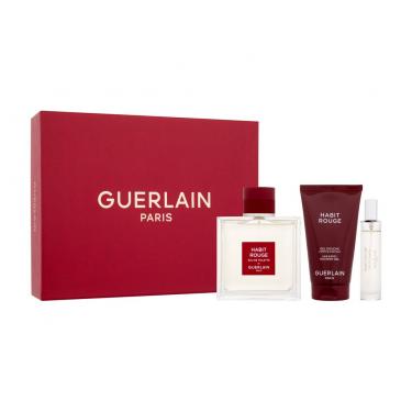 Guerlain Habit Rouge   Edt 100 Ml + Edt 10 Ml + Shower Gel 75 Ml Shower Gel Wm00000101 100Ml M (Eau De Toilette)