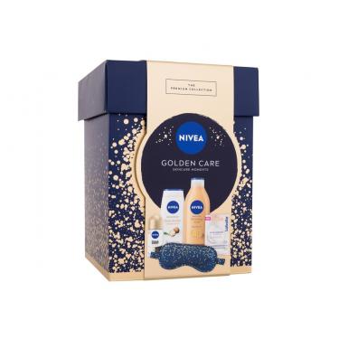 Nivea Golden Care   Body Lotion Q10 Firming Bronze 400 Ml + Shower Gel Shea Butter & Botanical Oil 250 Ml + Antiperspirant Black & White Invisible Silky Smooth 50 Ml + Labello Hyaluron Rosé 5,2 G + Satin Sleeping Mask Lip Balm Bm00000101 400Ml W (Body Lot